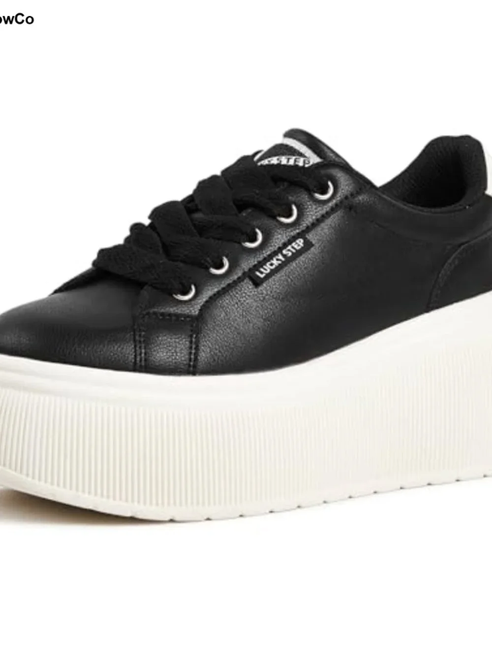 Platform Wedge Canvas Sneakers Lace Up Comfort Walking Casual